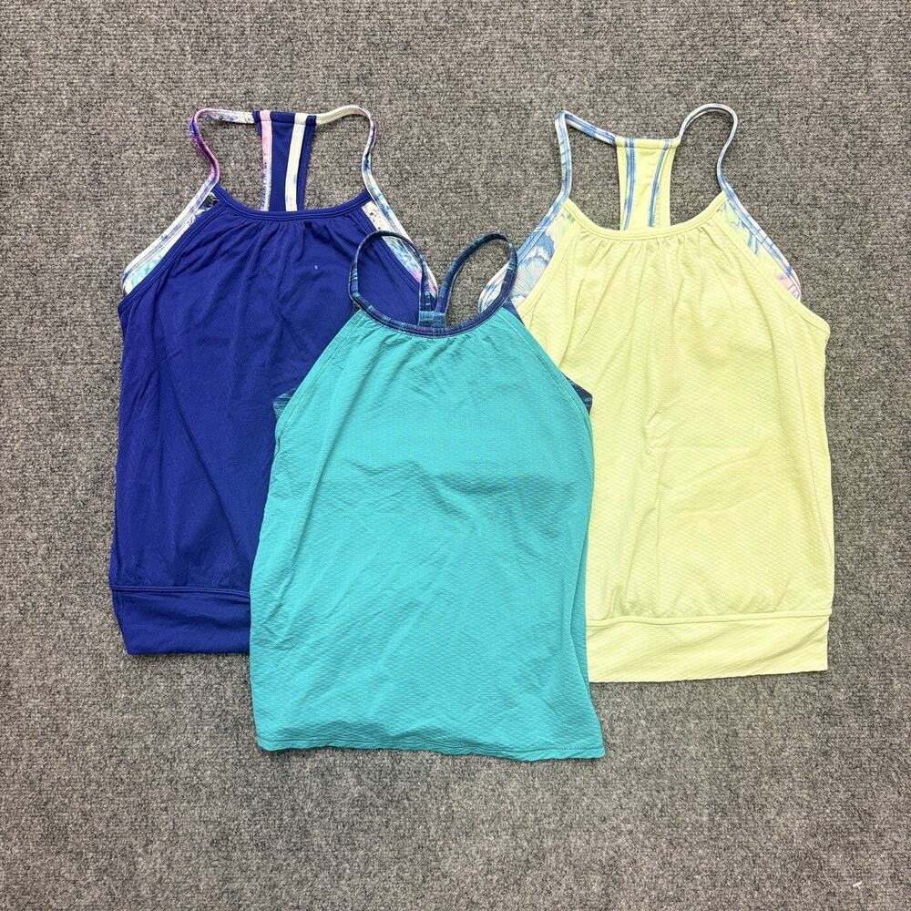 Ivivva by Lululemon Tank Tops (3) Built In Bra Double Dutch Tank Girls Size 7/8